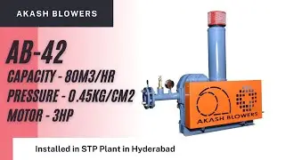 Air Blower for Sewage Treatment Plant | Twin Lobe Blower |Tri-Lobe Blower | 3 HP Blower