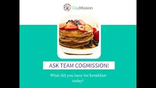 What Do CogMission Clinic Directors Choose for Breakfast?