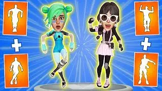 What happens if mix two Fortnite dances in one #11. Jaywalking dance + Lazy Shuffle emote