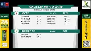 Hawkesbury 2nd v UNSW 2nd