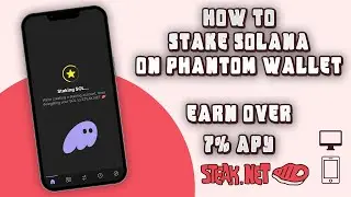 How to Stake Solana on Phantom Wallet and earn over 7% APY