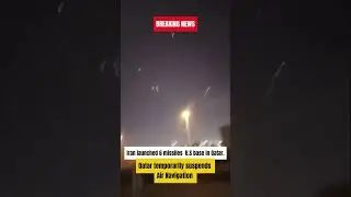 BREAKING NEWS: Iran has, launched missiles at U.S military base in Qatar | #shorts #breakingnews