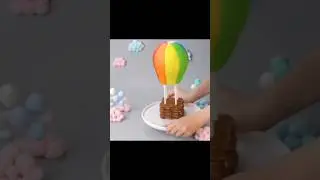parachute 🪂cake🎂 decoration tutorial ✨❤️#love #viral #cake #shorts #short #trending #satisfying #fun