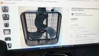 Dayton box fan finally sold (2K Video)