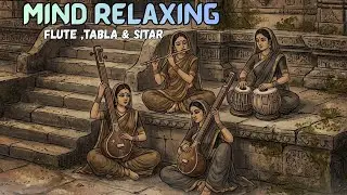 Mind Relaxing Flute Tabla and Sitar Compilation   Hindustani Instrumental Music , Vol - 15