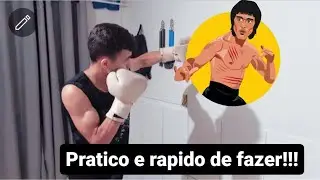COMO FAZER EQUIPAMENTO PARA TREINAR, LUTA, BOXE, KICKBOXING; KUNG - FU..