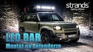 Wyposażam Defendera w LED bar od Strands Lighting i wyprowadzam instalację elektryczną na dach