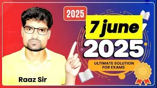 20 MOST POWERFUL Questions You Must Know for UPSC, SSC, PCS, Railway on June 7, 2025!