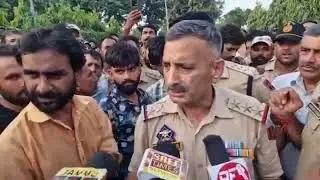 Talib Hussain Aur Police K Beech Zoordaar Bhas Nagrota Jammu Mai