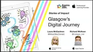 Glasgow City - Richard McKean and Laura McEachran presenting on impact of 1-1 devices on attainment