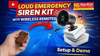How to ring loud siren on door open and close when the door closes, with remote and Door contact