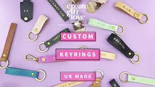 Personalised Keyrings - UK Made Landscape