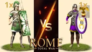 Comitatenses First Cohort Vs. Roman Infantry Roster in OG Rome: Total War
