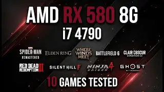 RX 580 + i7-4790 in 2026 😱 | 10 Games Benchmark
