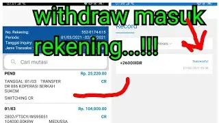 witdraw SHAREDMP terbukti Membayar...