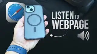 Как прослушать веб-страницу на iPhone (урок)