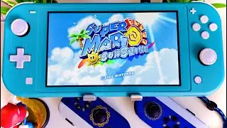 Super Mario Sunshine - Super Mario 3D All Stars - Nintendo Switch Lite Gameplay