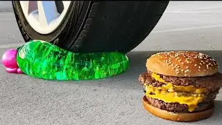 Crushing Crunchy & Soft Things by Car! - Floral Foam, Squishy, Tide Pods and More!