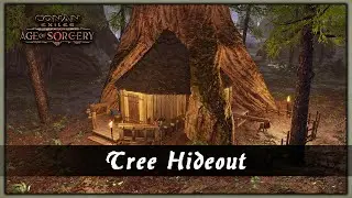 HOW TO BUILD A TREE HIDEOUT [SPEED BUILD] - CONAN EXILES