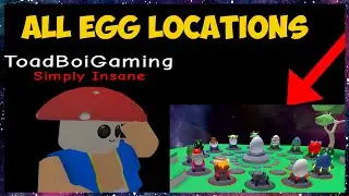 [😍EGG HUNT😍] Bubble Gum Simulator* How to find all the eggs! Last one is a secret! (Roblox)