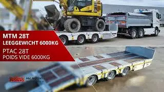 STOCK dieplader tridem aanhangwagen noyens