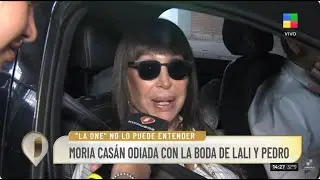 🔥 MORIA CASÁN y su descontento con el casamiento de LALI