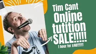 Tim Cant music production tuition is on sale! 1hr for &pound;40!!!