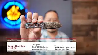 Premium Canary Fixed Blade Neck Knives