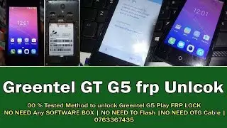 Greentel GT G5 MT6570  Firmware & Flash tool Frp unlock file