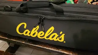 Cabelas 2021 Ice fishing rod storage bag.  First impressions