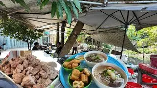 Quán cháo giò heo và bánh canh ven rạch với khung cảnh mộc mạc Long Xuyên TV 