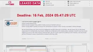 Fulton County government says no ransom was paid to group claiming responsibility for cyberattack