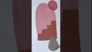 HOW TO DRAW ABSTRACT | SPEED ART | GOUACHE TUTORIAL | ART VADER 2021 #SHORTS