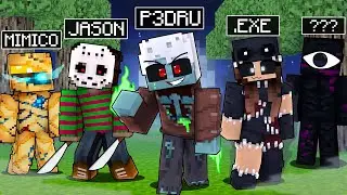 P3DRU e AMIGOS ficaram ASSUSTADORES no Minecraft