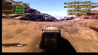 Motorstorm Devils Crossing Mudplugger World Record 1:34:53