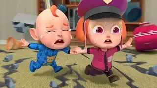 Oh No! Gempa Bumi! 🌏 | Tips Keselamatan Saat Gempa | Rosoo Bahasa Indonesia
