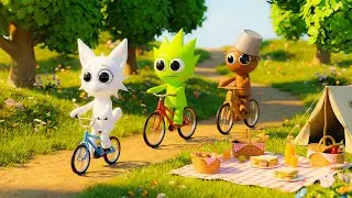 Outdoor Ride: What Happens When These Friends Hit The Picnic Road? 🚲🍇| Funny Sprunki Animation