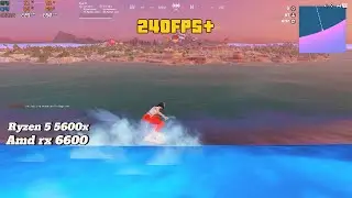 🚀Ryzen 5 5600x + rx 6600 Fortnite benchmark | Performance mode | Low meshes🚀