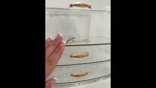 Makeup Organizer Countertop Vanity with Transparent Lid Drawers Waterproof Dustproof Cosmetic