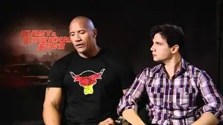FAST SEVEN - THE ROCK - FAST AND FURIOUS Vin Diesel, Dwayne Johnson + Rizzo