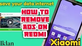 how to remove ads on redmi note 8 pro #savedata #internet #redmi #xiaomi