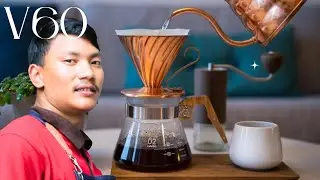 How to brew a strong, dark V60coffee~#v60 #coffee #barista  #lifeisbutadream #funny #coffeehouse 
