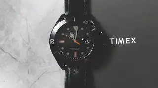 Unboxing Timex Harborside Coast 43mm Leather Strap Watch | TW2V42300UJ | Black