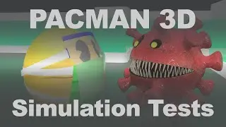PACMAN 3D &ndash; Abstract Simulation Study with Procedural Motion