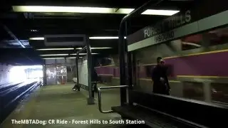 TheMBTADog: MBTA Commuter Rail Ride - Forest Hills to South Station (2015-04-21)