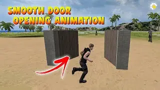 Make Smooth Door Opening Animation In Craftland | Free Fire