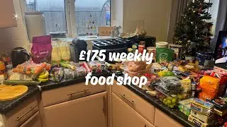 MASSIVE £175 weekly food shop ✨ christmas week.