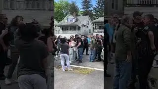 Chaos in Massachusetts city after crowd clashes with ICE agents during arrest #shorts