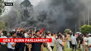 NEPAL GEN Z OCCUPY AND BURN PARLIAMENT, FORCES THEIR PRIME MINISTER TO RESIGN!