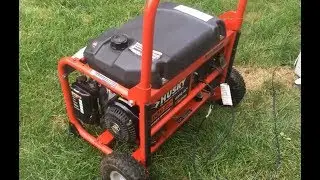 Husky Generator Carburetor Cleaning and Repair HU5000.  Subaru EX30 Engine.